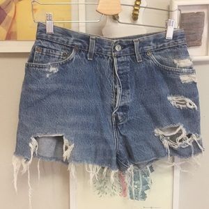 Vintage Levis cut offs